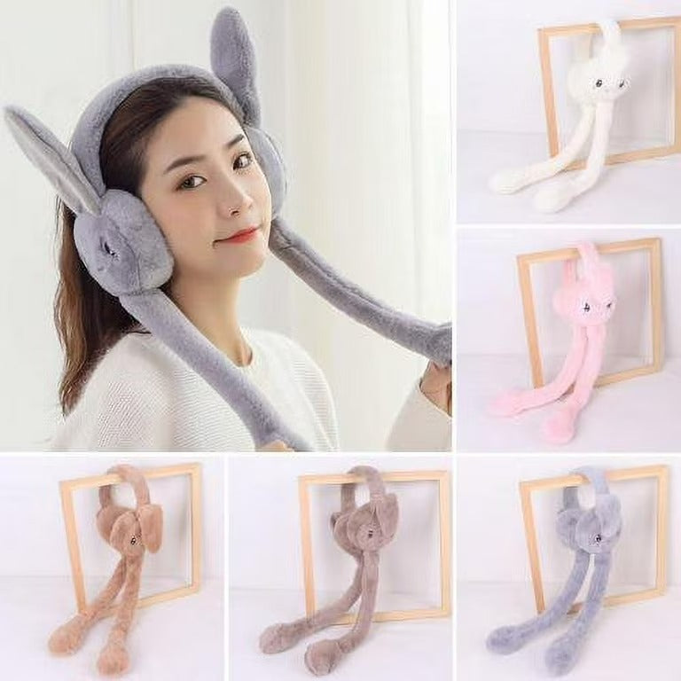 Cute Bunny Earmuffs – Soft Plush Winter Ear Warmers